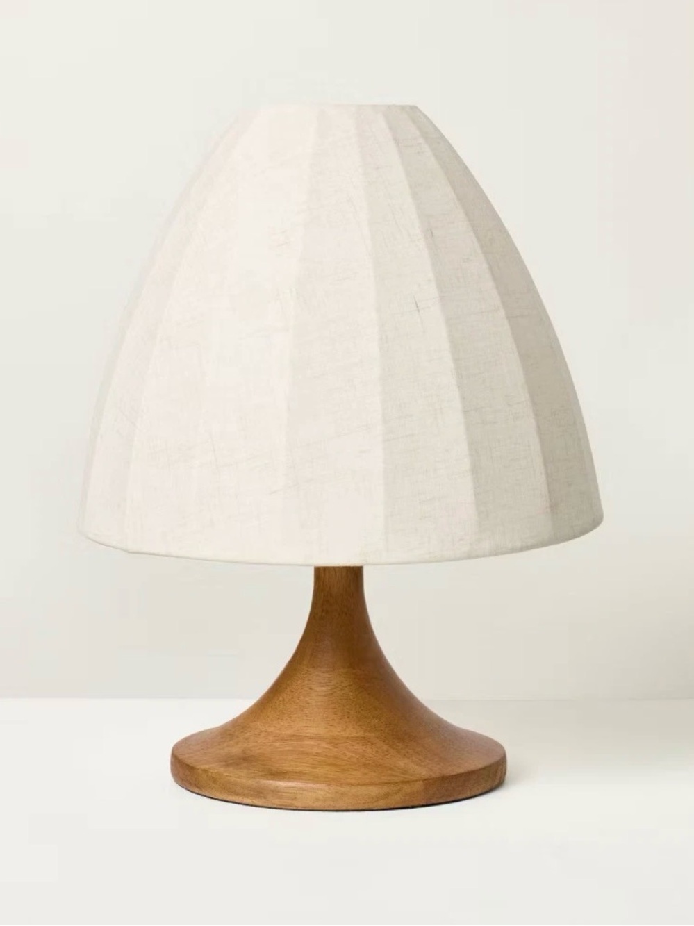 Wood Trumpeted Table Lamp - Hearth & Hand with Magnolia Joana Gaines Cottagecore